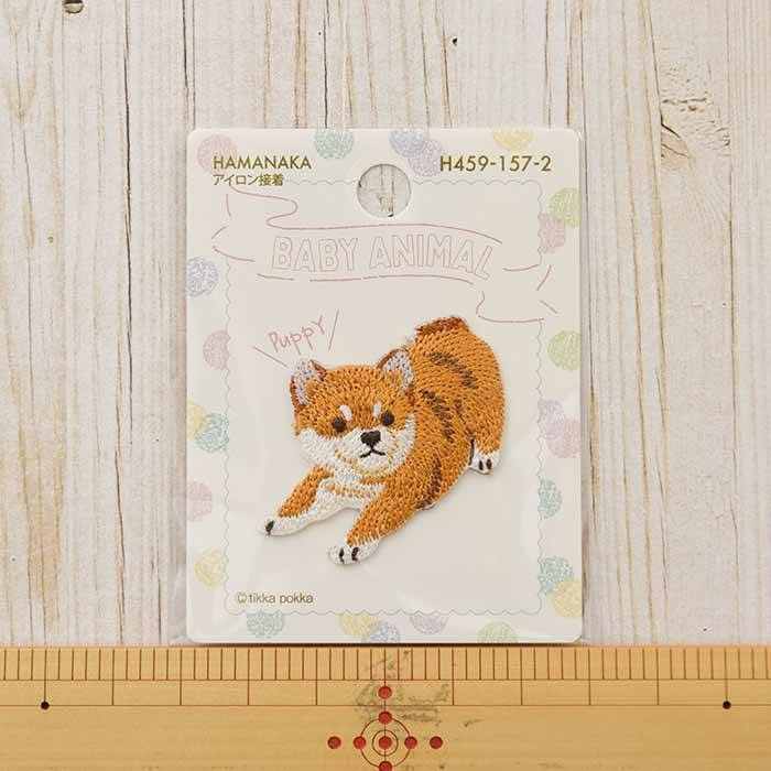 アイロン接着ワッペン BABY ANIMAL 柴犬生地の通販|ノムラテーラー