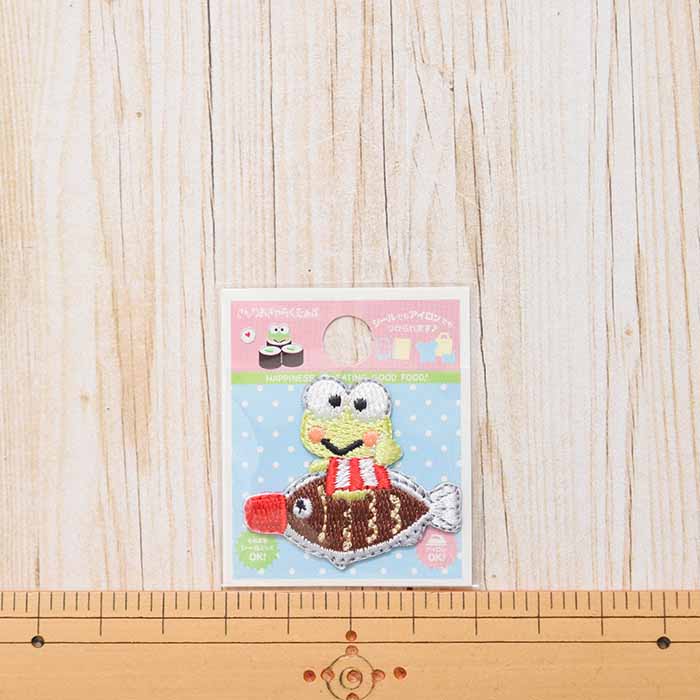 未開封 サンリオ ケロケロけろっぴ デニム風　アイロン　パッチ２枚入り Amazon.co.jp: サン リオ けろけろけろっぴ レトロ ハンドタオル