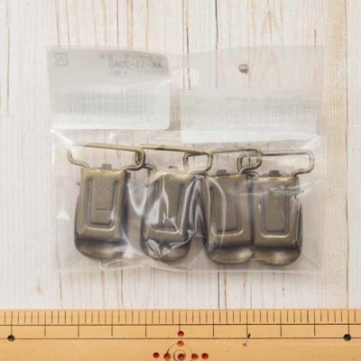 サスペンダー金具 20mm 4個入り生地の通販|ノムラテーラー
