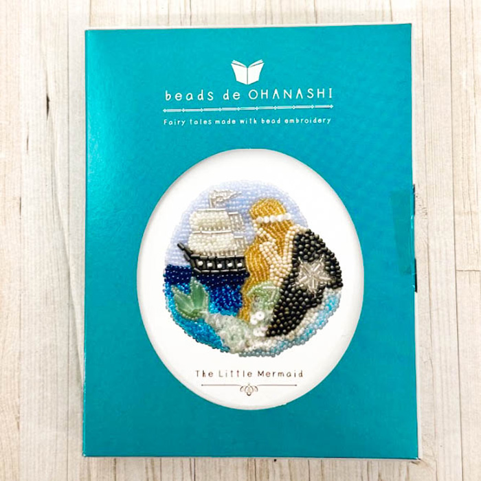 ビーズ刺繍キット ビーズでOHANASHI 人魚姫生地の通販|ノムラテーラー