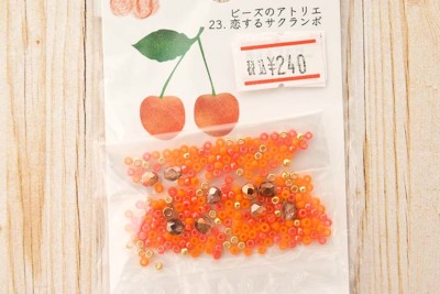 ビーズのアトリエ 恋するさくらんぼ生地の通販|ノムラテーラー