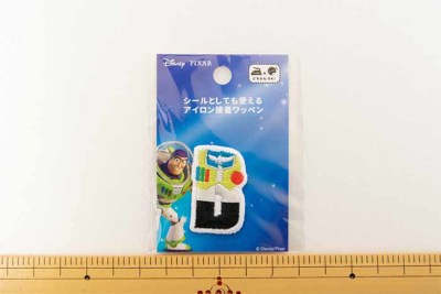 2Wayワッペン Disneyアルファベット バズ・ライトイヤー生地の通販