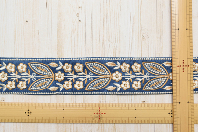 インド製 刺繍リボン 約50mm幅生地の通販|ノムラテーラー インド製 刺繍リボン 約50mm幅生地の通販|ノムラテーラー