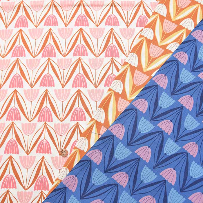 USAコットン Ruby Star Society ENDPAPER TULIPS生地の通販