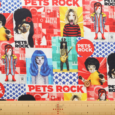 USAコットン MICHAEL MILLER Pets rock patch生地の通販|ノムラ