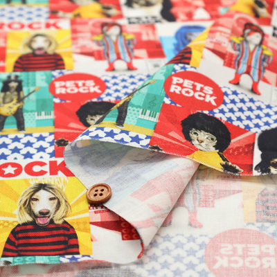 USAコットン MICHAEL MILLER Pets rock patch生地の通販|ノムラ