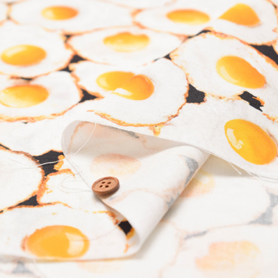 目玉焼き USAコットン TIMELESS TREASURES 目玉焼き生地の通販|ノムラテーラー