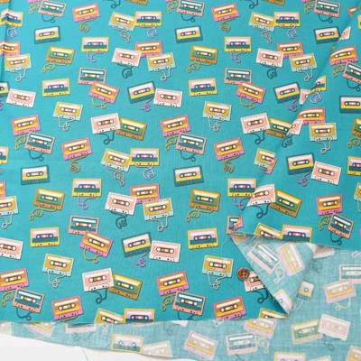USAコットン COTTON＋STEEL カセットテープ生地の通販|ノムラ