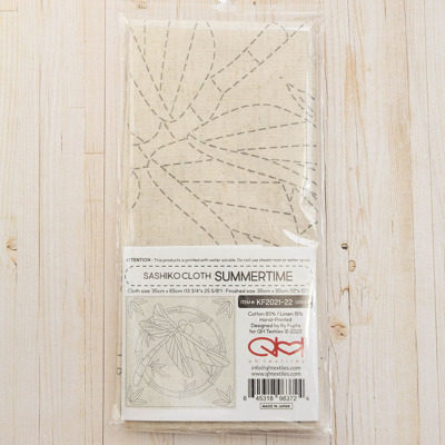 刺繍布「刺し子クロス」SASHIKO CLOTH “SUMMER TIME”