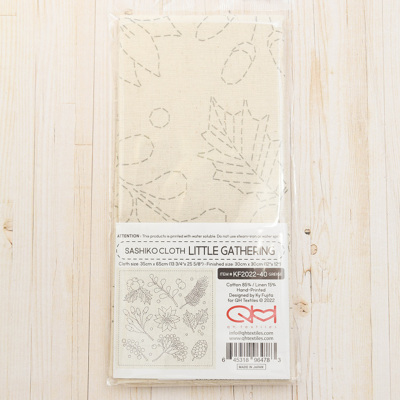 刺繍布「刺し子クロス」SASHIKO CLOTH “LITTLE GATHERING”