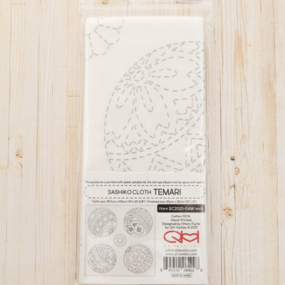 刺繍布「刺し子クロス」SASHIKO CLOTH “TEMARI”