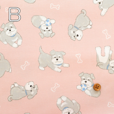 コットンオックスプリント生地 シュナウザー生地の通販|ノムラ