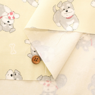 コットンオックスプリント生地 シュナウザー生地の通販|ノムラテーラー