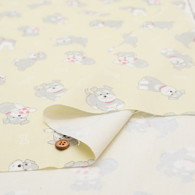 コットンオックスプリント生地 シュナウザー生地の通販|ノムラ