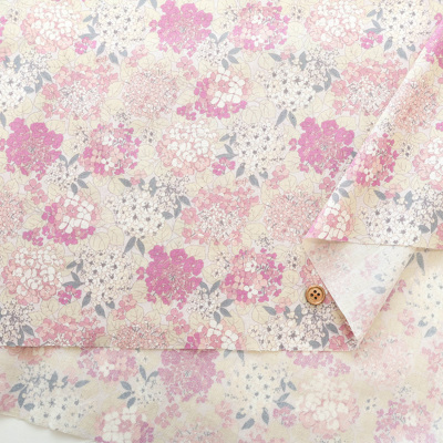 未晒コットンスケアプリント生地 ノスタルジアコレクション コットン