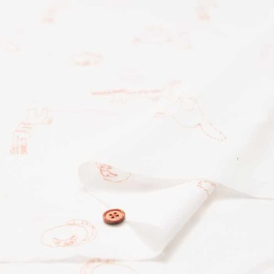 コットン60ローン刺繍生地 ネコの1日生地の通販|ノムラテーラー コットン60ローン刺繍生地 ネコの1日生地の通販|ノムラテーラー
