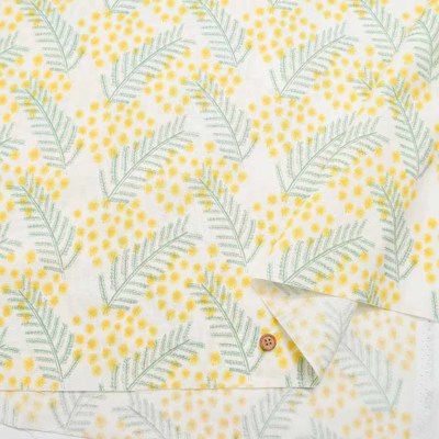 コットンシーチングプリント生地 2024S/S Kippis Mimosa生地の