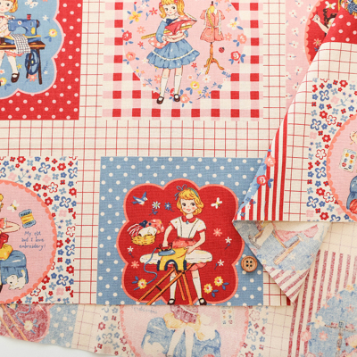 ≪柄売り≫コットンシーチングプリント生地 Cheery Days