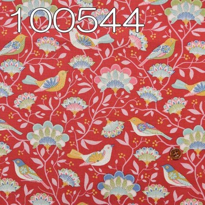 コットンプリント生地 Tilda 2024 S/S Jubilee Bird Tree生地の コットンプリント生地 Tilda 2024 S/S Jubilee Bird Tree生地の