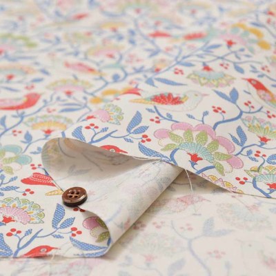 コットンプリント生地 Tilda 2024 S/S Jubilee Bird Tree生地の コットンプリント生地 Tilda 2024 S/S Jubilee Bird Tree生地の