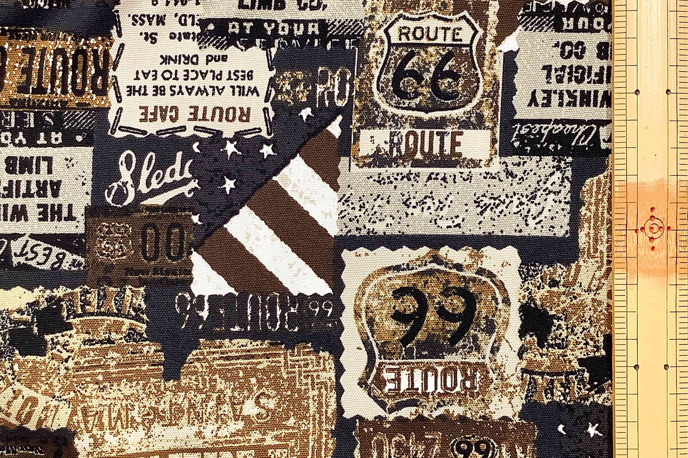 ヴィンテージカットクロス　8枚　海外生地 北欧 テイスト はぎれ セット 約48×50cm 8枚 セット □ 生地